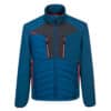 a blue and black jacket