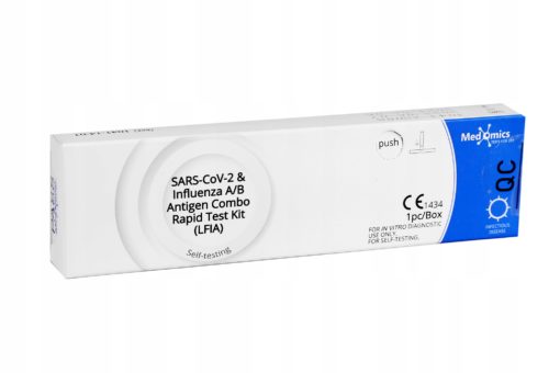 Medomics SARS-CoV-2 ja Influenssa A / B yhdistelmätesti